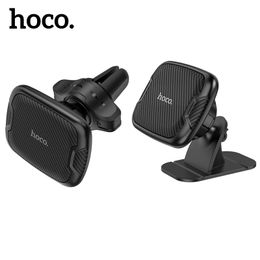 Hoco Magnetic Car Phone Holder For iPhone 11 12 Pro Max Universal Air Outlet Navigation Bracket Magnet Stand For Samsung A51 A71