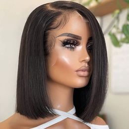 Bob Wigs Straight Short Bob Wig 13x4 Lace Frontal Human Hair Wigs Brazilian Human Hair Straight Bob Lace Front Wigs For Woman