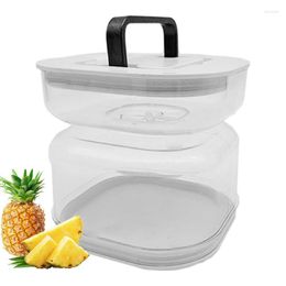 Storage Bottles Hourglass Organizer Jar Pickle Can Dry And Wet Separate Food Kitchen Supplies Fermentation Kit Juice Separator Container