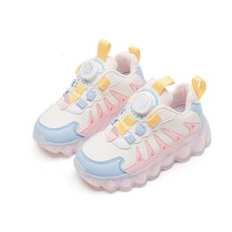 Athletic Kids Shoes Sneakers Toe Children Footwear Colourful Spring Boys Casual Running Candy Coloured Girls F15759