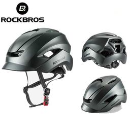 Cycling Helmets ROCKBROS Cycling Helmet Ultralight MTB isure Commute Bicyc Helmet For Men Women Mountain Bike Sport Special Bicyc Helmets HKD230626