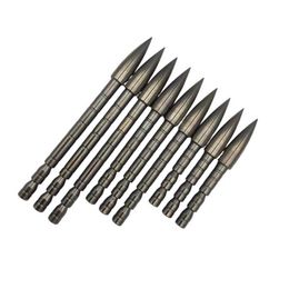 Bow Arrow 12PCS 4.2 mm Arrow Head DIY 80 100 120 Grain Bullet Point Tip For ID 4.2 mm Arrow Shaft Arrow Head Archery Accessory BowHKD230626