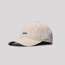 Ball Caps KITH letter embroidery waterproof curved brim hat lovers baseball cap MZ148 230626