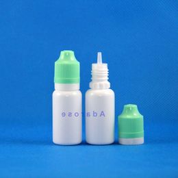 15 ML Dropper Bottle Plastic WHITE Colour Opacity Bottle Double Proof Tamper Proof & Child Safe caps with thin nipple 100PCS Fompu