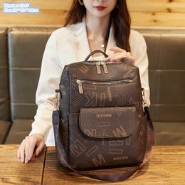 Factory wholesale ladies shoulder bag 3 Colours simple, soft and light leather leisure backpack retro contrast fashion handbag flip pocket student backpacks 314#