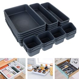 Storage Drawers 1326PCs Drawer Organisers Separator for Home Office Desk Kitchen Divider Stationery Box Women Makeup Organiser Boxes 230625