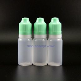 100PCS 15 ML High Quality LDPE Plastic Dropper Bottles tamper evident & Child Proof Safe & Double proof Vapor Squeeze Usmnt