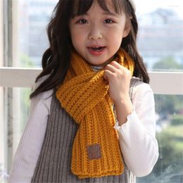 Scarves Fashion Outdoor Thick Soft Neck Warmer Knitted Scarf Warm Kids