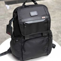 TUMIbackpack 2603174 Backpack Tumin Ballistic Nylon Men's Bag Designer Business Bag Leisure Travel High Beauty Computer Backpack