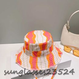 Bob luxe Wide Brim Hats Designer Bucket Hat Women Summer Beach Travel Hat Bucket hat Bucket hat Orange hat