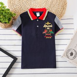 Polos Arrive Kids Polo Shirts for Boys Fashion Baby T Shirt School Uniform Cotton Baby Boy Clothes Summer 2-8 Years 230626