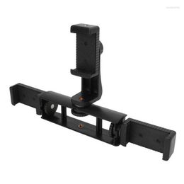 Tripods Phone Clamp Tripod Mount Adapter Easy To Use Clip For Webcasting