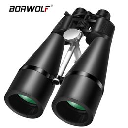 Binoculars Telescope Borwolf 25-75X80 High Magnification HD Professional Zoom powerful Binoculars Waterproof Light night vision for hunting HKD230627