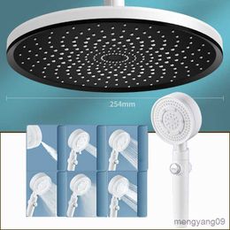 Bathroom Shower Heads Inch Round Rainfall Shower Large Top High Pressure Shower Head Bath Shower Head Ceiling Rain Showerhead Bathroom Accessories R230627