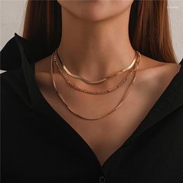 Choker Chokers Hip Hop Jewellery 2023 Gold Chain Mental Chunky Statement Necklaces Multti-Layer Necklace For Women Party Accessories Bloo22