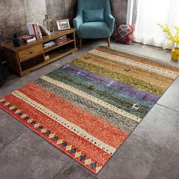 Carpet Moroccan Ethnic Style Carpet Living Room Coffee Table Carpet Large Area Bedroom Retro Bohemian Underfloor Mat Floor Mat Rug 230627