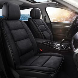 Car Seat Covers Plush Cover Automotive Winter Cushion Interior Accessories Warm Non-Slip Protection