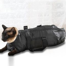 Strollers Portable Pet Cat Grooming Beauty Pet Bag Breathable Cat Bathing Bag Carrying Case