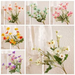 Dried Flowers bunch of green plants artificial flowers fake wedding decorations fall home decor