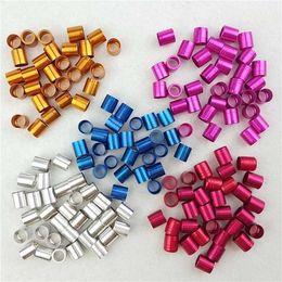 Bow Arrow 50pcs New Colour Archery Collars Explosion-proof Arrow Ring Arrow Accessory Sets for 7.3-8.0mm Out-Diameter Shaft Arrow RingHKD230626