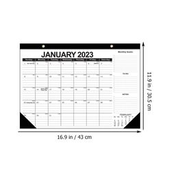 Calendar Calendar 2023 Wall Monthly Planner Office Daily 2024 18 Annual Hanging Noting 2022 Monthprintable Note Holidays Taking Yearly