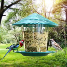 Garden Decorations Bird Feeder Automatic Foot Feeding Tool Outdoor Hanging Nut Multiple Hole Dispenser Holder Food Container 230626