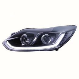 Car LED Headlight For Ford Focus 20 12 20 13 20 14 Front Lamp Daytime Running DRL High Beam Double Xenon Lens Assembly