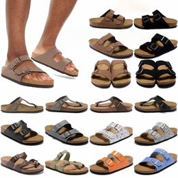 Doppelte Schnalle zum Hineinschlüpfen, Designer-Sandalen, Boston Clogs, Herren, Amalfi-Leder, weiches Fußbett, Arizona-Sandalen, Damen, Lane, Kork-Fußbett, Sandale, Flip-Flops, Slipper