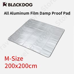 Mat NaturehikeBLACKDOG Ultralight Folding Moisture Proof Mat All Aluminium Film Waterproof Dirt Resistance Tent Ground Cloth