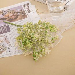 Dried Flowers bunch of artificial flowers and grassy edamame home decoration wedding decor office