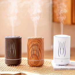 Humidifiers Wood grain humidifier Household high fog volume USB mute spray mini automatic humidifier 230627
