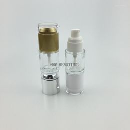 Storage Bottles 300pcs/lot 20ml Clear Glass Bottle With Acrylic Lid. Lotion/Essetial Oil/Moisturizer/Facial Water Cosmetic Containers