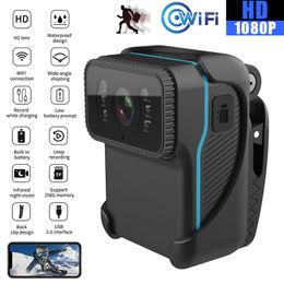 Other Camera Products CS02 1080P HD Portable body Action WiFi DV Camcorder Loop Recording Support TF Card Night Vision Cam MP4 Video 230626