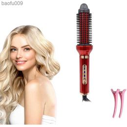 Curling Iron Big Wavy Electric Professional Nano Ceramic Titanium Auto Spin Rotating Automatic Curling Wand Iron L230520