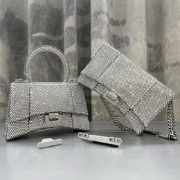 Luxus-Designer-Sanduhr, klassisch, 6 Farben, Handtaschenriemen, Baguette-Taschen, Diamant-Clutch, Hobo-Umhängetasche aus Leder, Damen-Strandtasche, Schultertasche, Herren-Geldbörsen