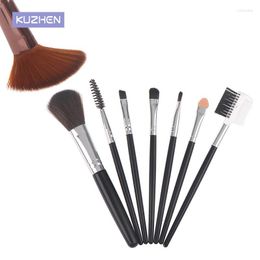 Makeup Brushes 7Pcs/lot Brush Sets Eyeshadow Cosmetic Tools Eye Shadow Foundation Blush Lip Eyelash Kits