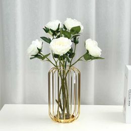 Dried Flowers 1Pc Artificial Silk Rose Long Party Wedding Home Decor Real Touch Fake with