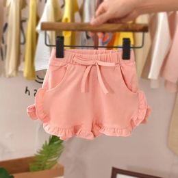 Shorts Baby girls cotton kids Girls summer loose shorts children's thin baby causal solid short pants P4 638 230626