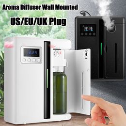 Essential Oils Diffusers Scent Machine Aroma Diffuser Wall Mounted el 160ML Aroma Diffuser With Fan Inside For Large Area el Lobby Home Fragrance 230626