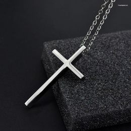 Chains Cross Necklace For Men Women Street Personality Pendant Fashion Trend Jewelry Wholesale Not Fade Titanium Steel Fine