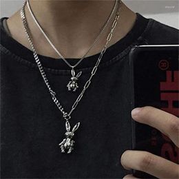 Pendant Necklaces Vintage Multilayered For Women Men Steel Material Choker Jewellery Accessories Gifts Unisex Colar