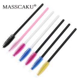 Makeup Tools MASSCAKU Applicator Disposable Eyelash Mascare Brushes Eyebrow Brush Mascara Wands for Eyelashes Extension 230627