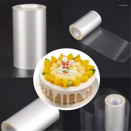 Baking Moulds 1 Roll Cake Surround Film Transparent Collar Kitchen Acetate Chocolate Candy For Durable 8cm/10m
