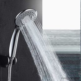 Bathroom Shower Heads Zhangji Water Saving Rainfall Adjustable Modes High Pressure Shower Head Mist Massage Bathroom Accessories ABS Showerhead R230627