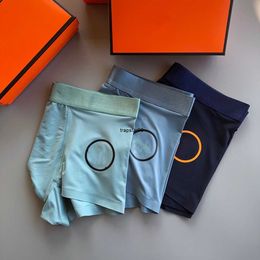 Mens designer UnderwearFashion boxers Breathable cotton Mens Waist Underpant Man Underwear 3PCS/box big size L-XXXL