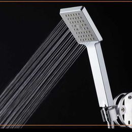 Bathroom Shower Heads Pressurized bath Shower Head High Pressure bathroom Water Saving square Shower home Bathroom Accessories Spray Nozzle R230627