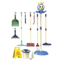 Tools Workshop Children's Educational Simulation Play House Toy Boy and Girl Training Cleaning Tool Set Top Stuff Things for Cleaning for Kids 230626