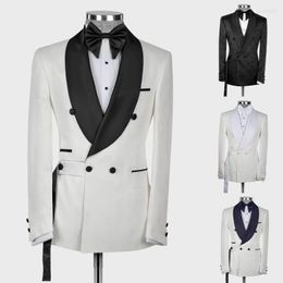 Men's Suits Men's One Piece Men Suit&Blazer Wedding Tuxedos With Belt Shawl Lapel Groom Dinner Evening Coat Birthday Party Wear