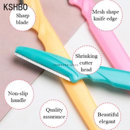 Epilators 20/40/80/100 Pcs Eyebrow Trimmer Face Razor Knife Eye Brow Blades Shaping Makeup Tools Facial Body Hair Removal Scraper Shaver