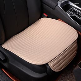 Car Seat Covers Cover Flax Chair Pad Universal Front Cushion Interior Accessories